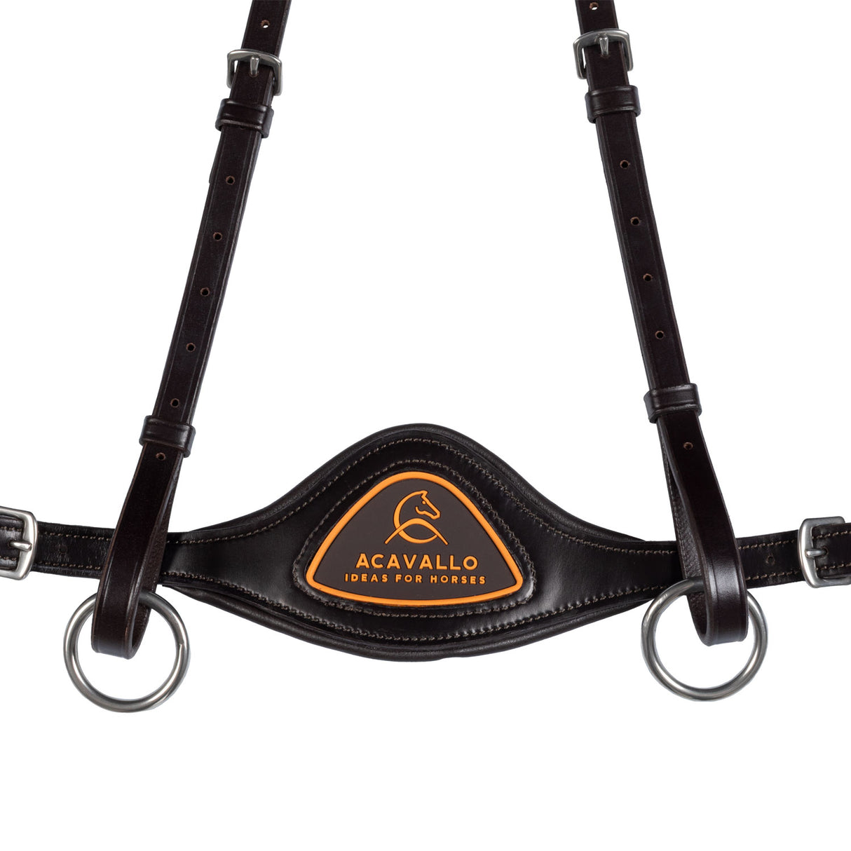 Acavallo Anatomical 5-Point Breastplate #colour_brown