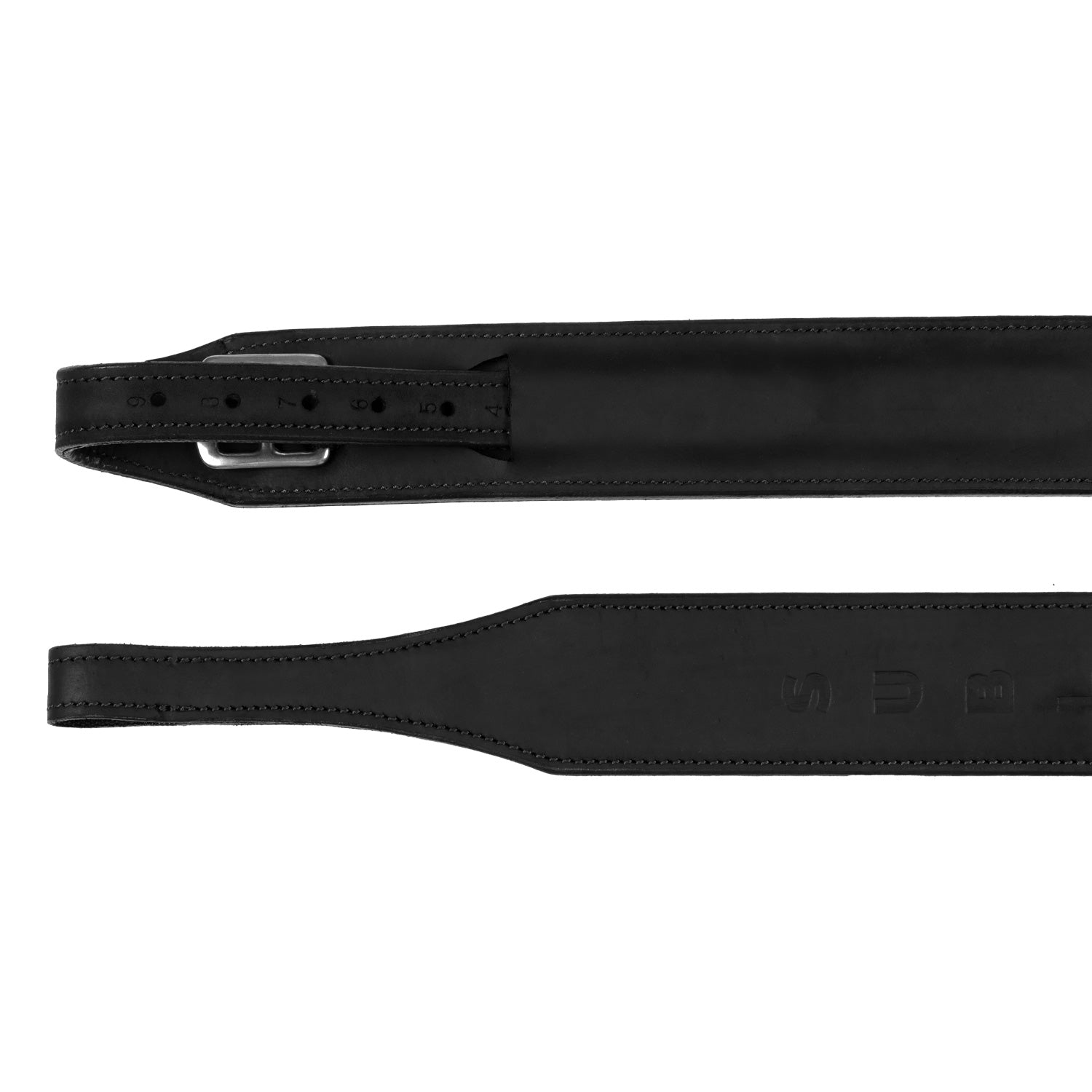 Acavallo Sublime Fender Mono Stirrups Leather #colour_black