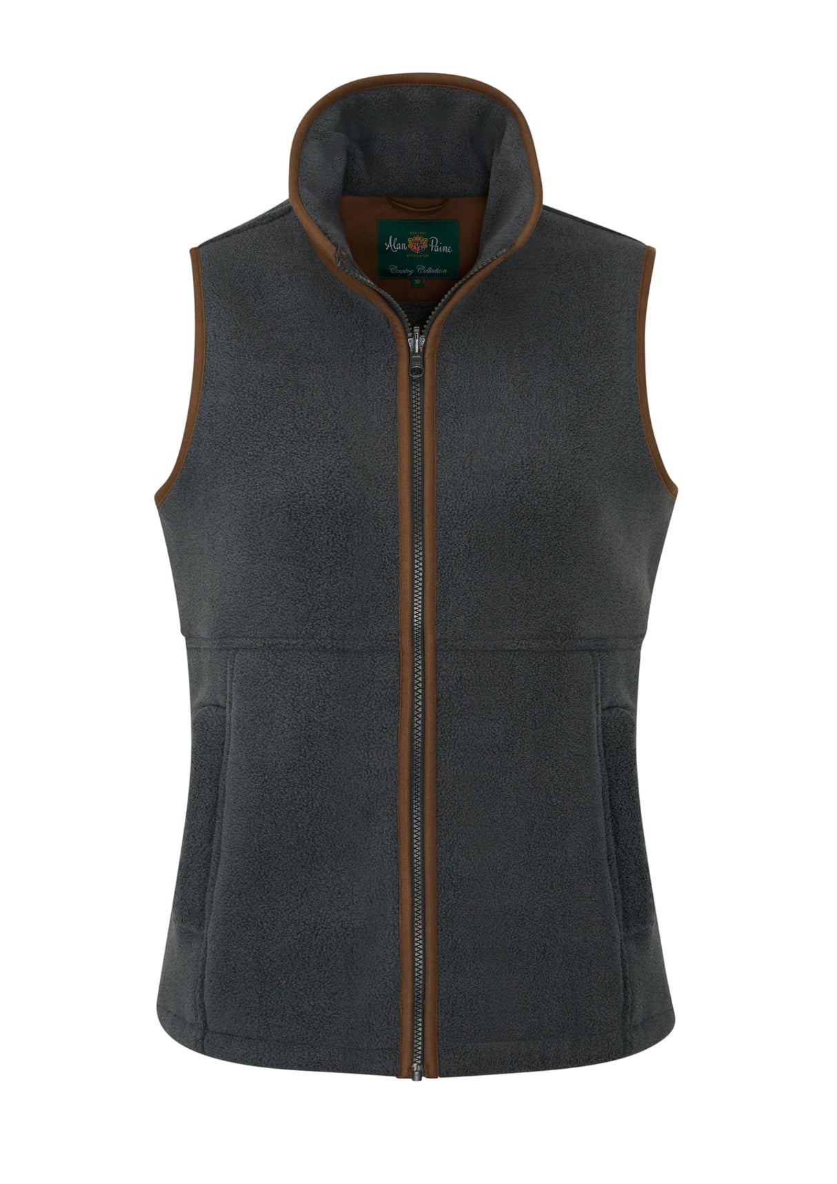 Alan Paine Aylsham Ladies Fleece Gilet #colour_gunmetal