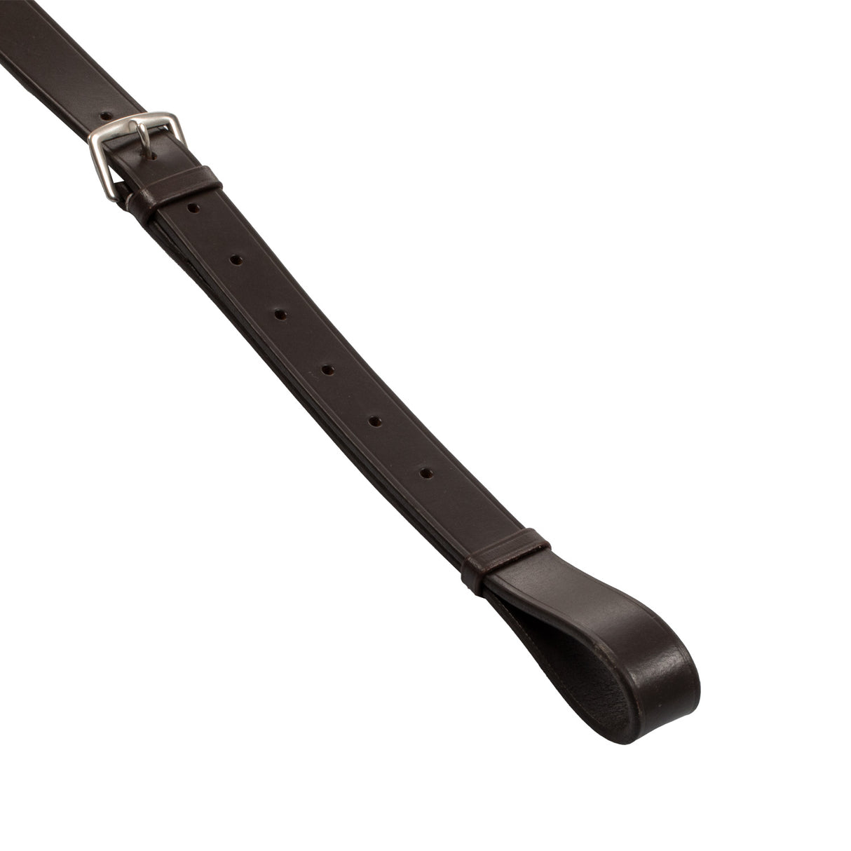 Equestro Reins With Leather And Rubber Martingale