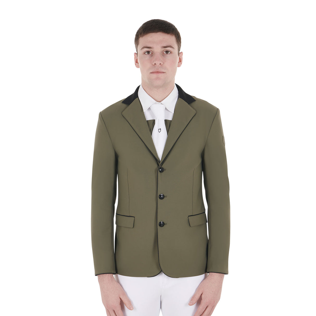 Equestro Men's Competition Jacket With Three Buttons