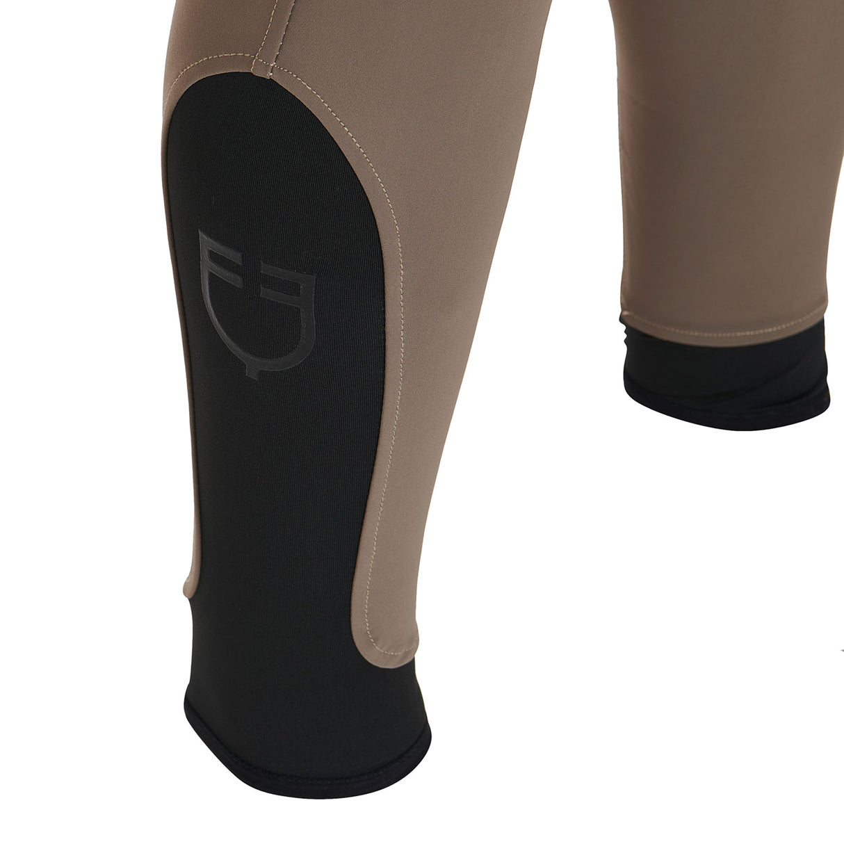 Equestro Men's Slim Fit Grip Breeches With Logo