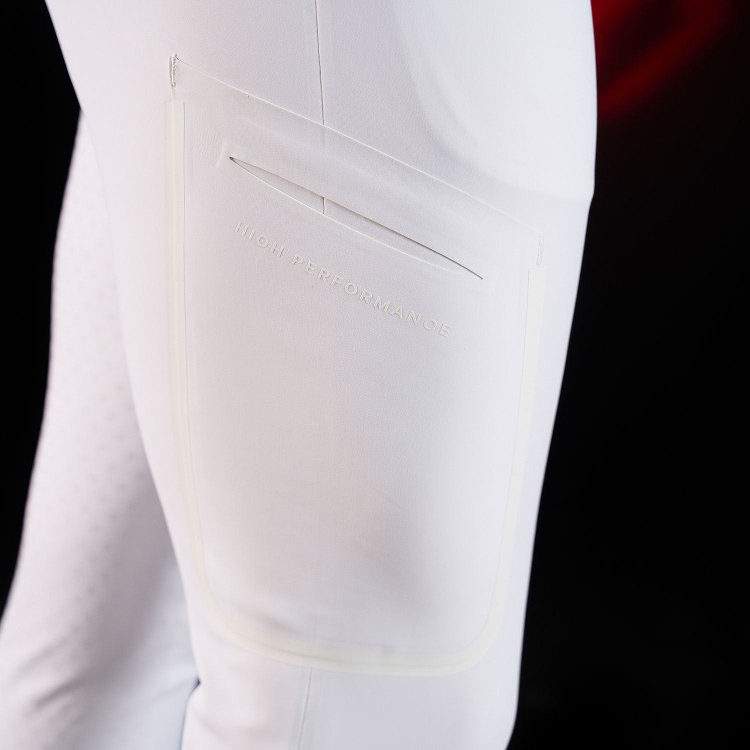 Equestro Equestro Ridertechnology Men's Slim Fit Full Grip Breeches #olour_white