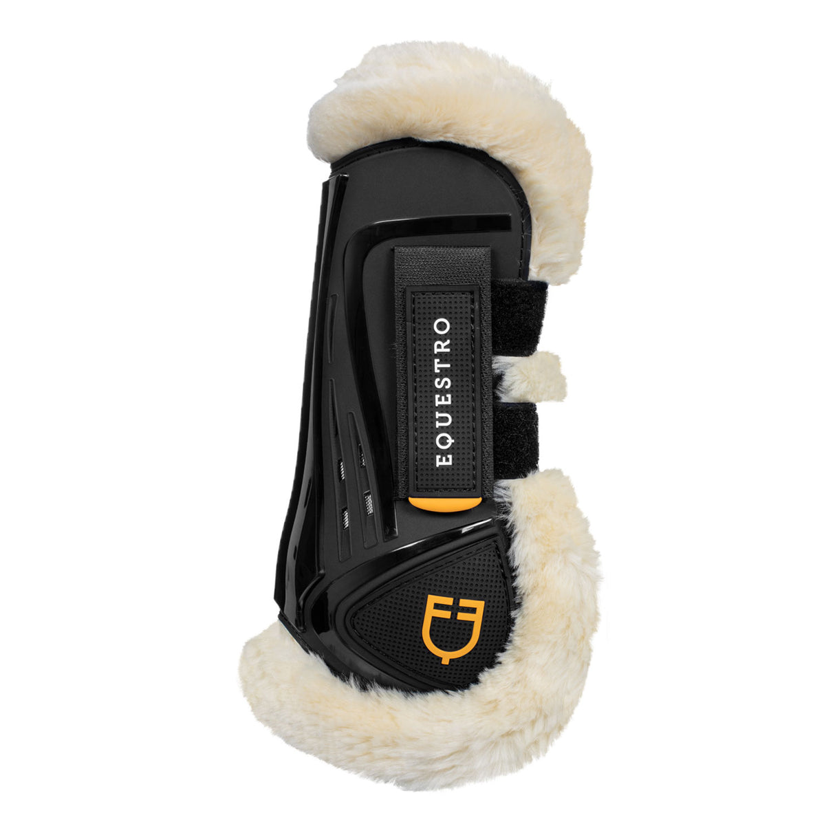 Equestro Tendon Boots Tpu And Synthetic Sheepskin #colour_black