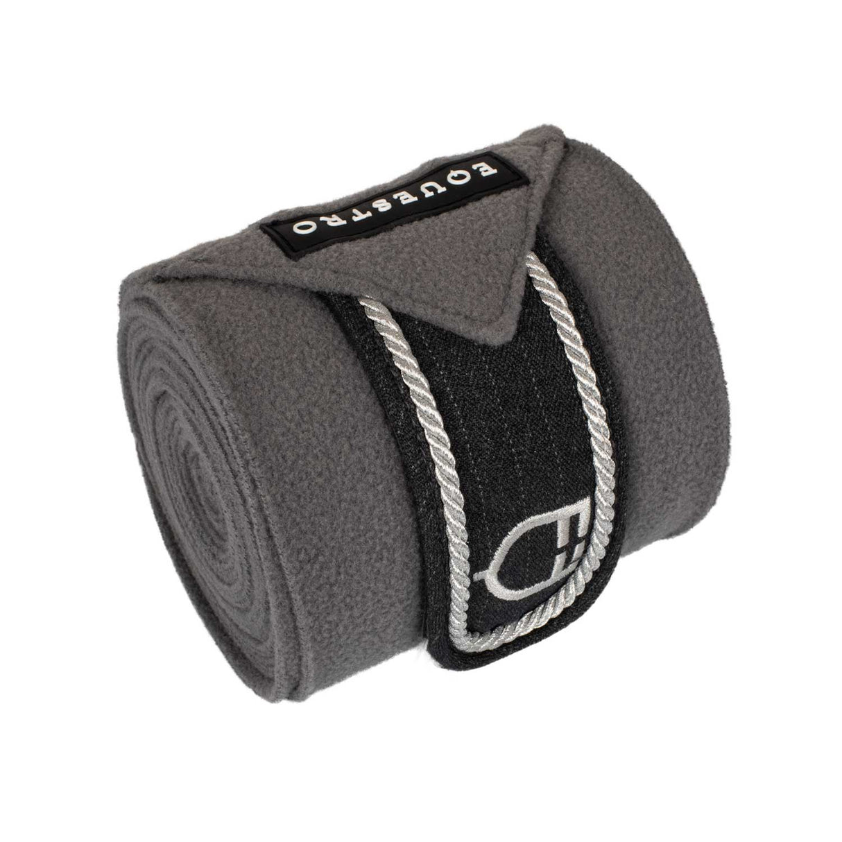 Equestro Breathable Fleece Bandages #colour_grey