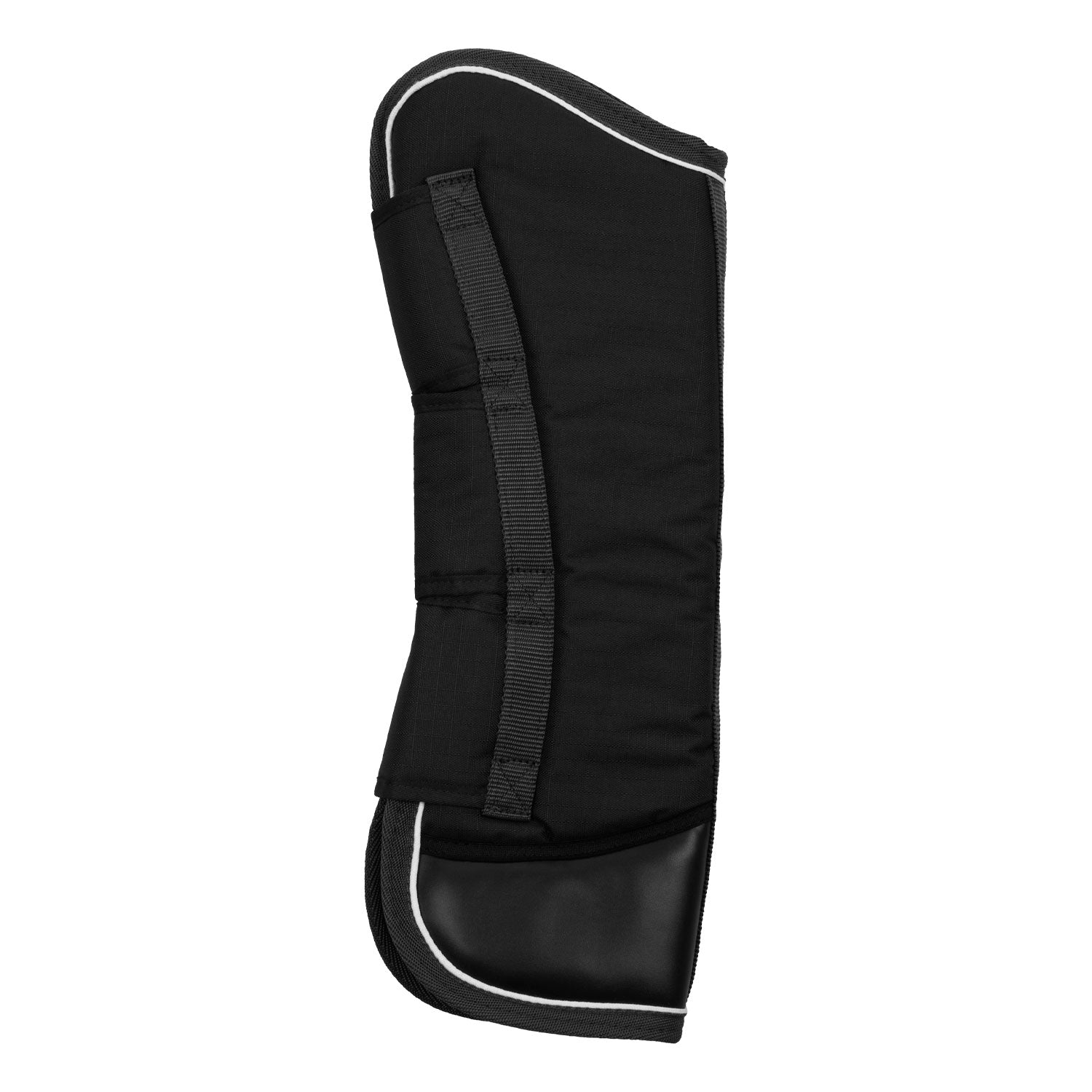 Equestro Travelling Boots Set And Tail Guard With Rubber Patch #colour_black