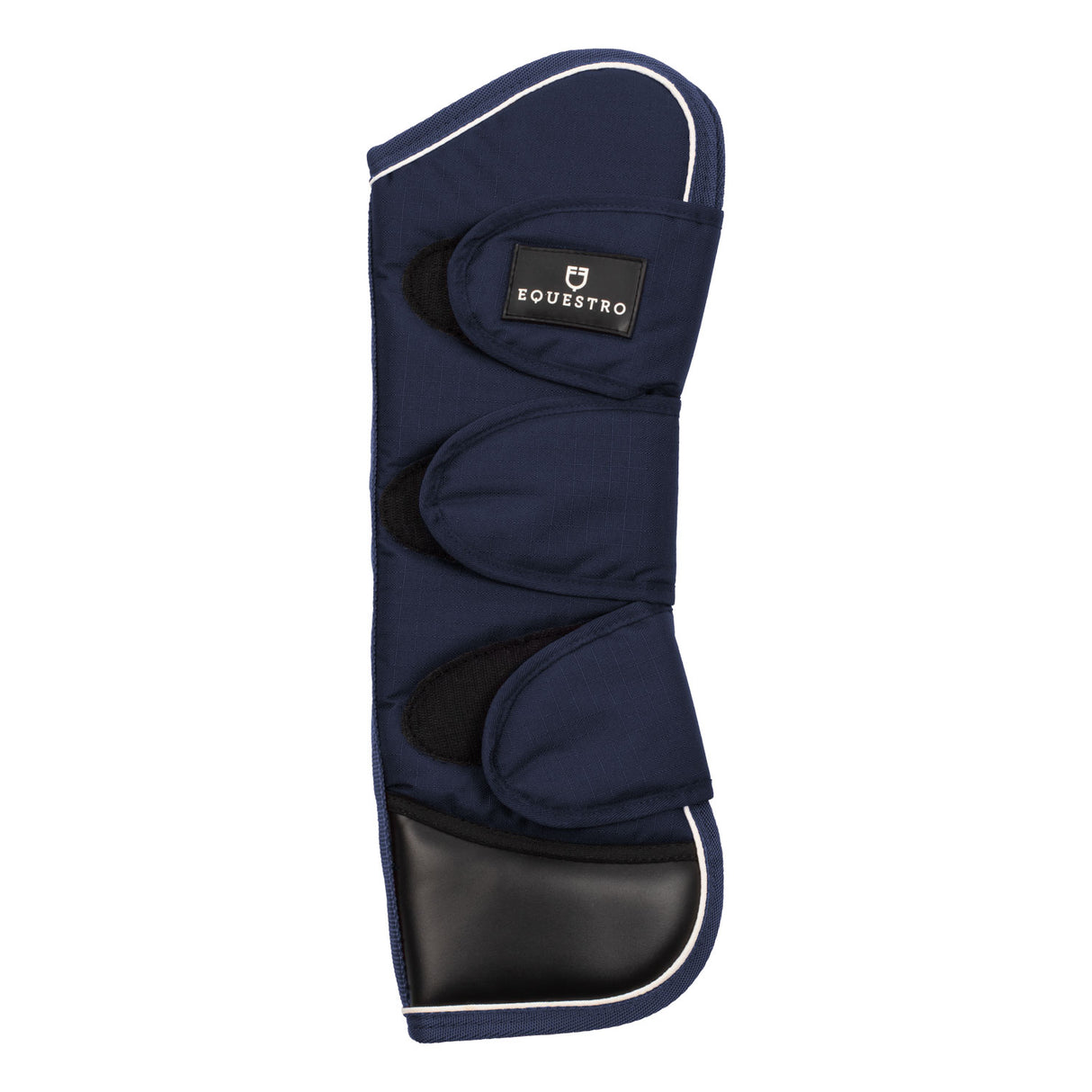 Equestro Travelling Boots Set And Tail Guard With Rubber Patch #colour_blue