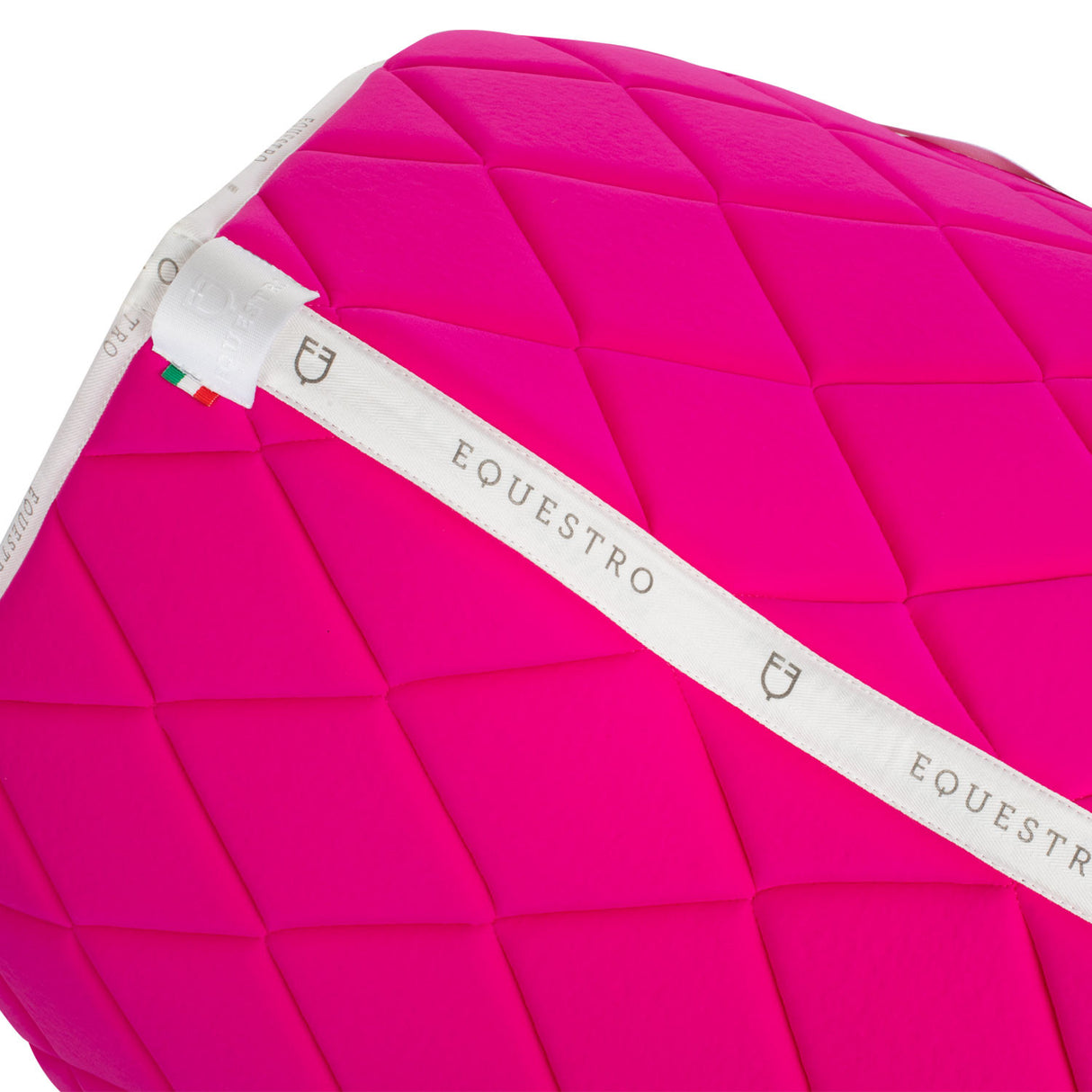 Jumping saddle pad technical fabric with logo