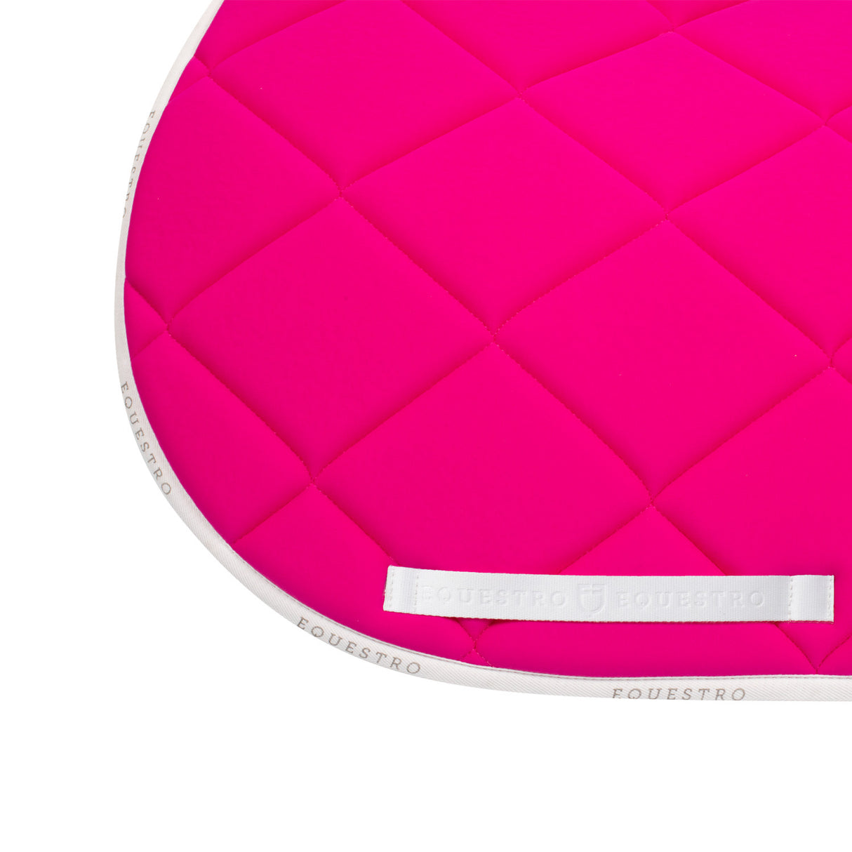 Jumping saddle pad technical fabric with logo
