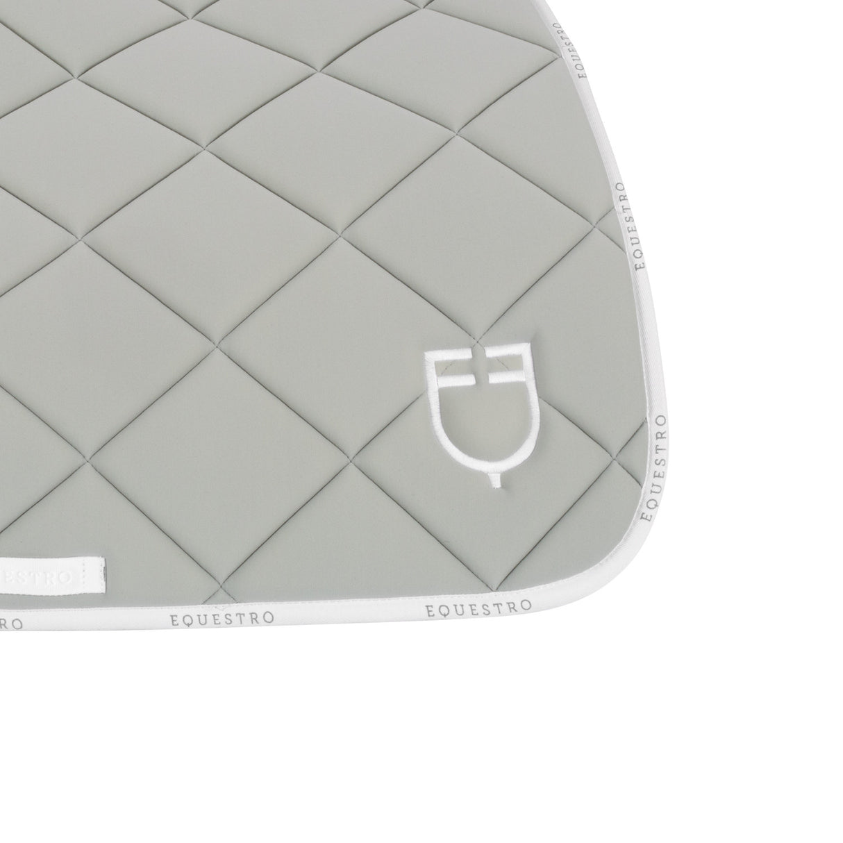 Jumping saddle pad technical fabric with logo