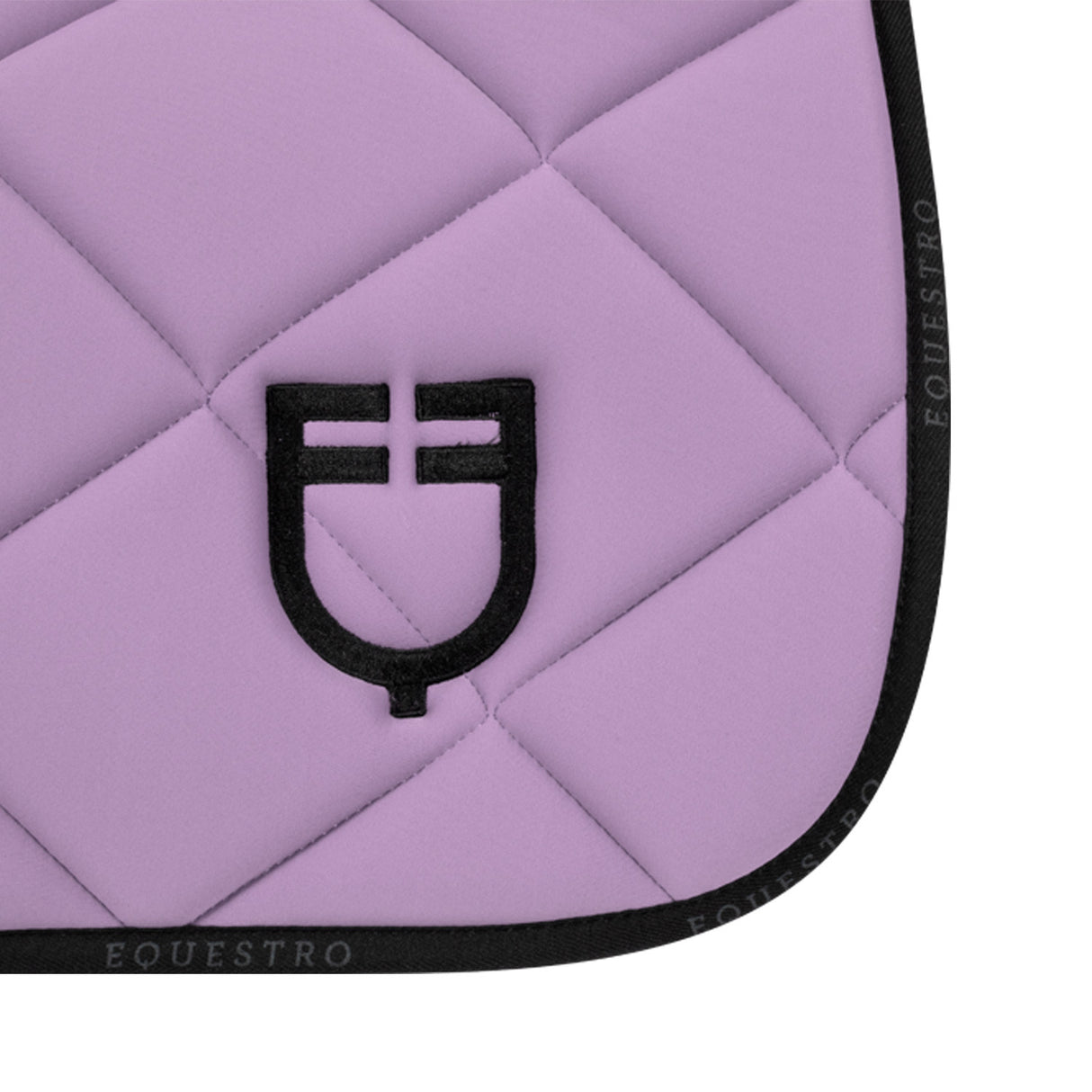 Jumping saddle pad technical fabric with logo