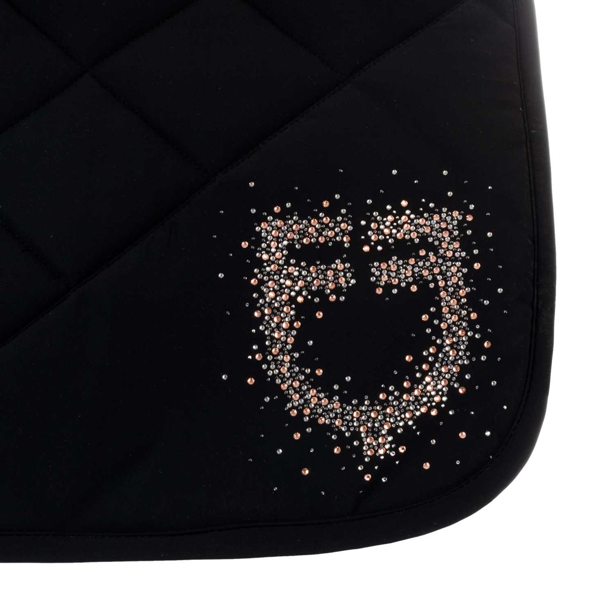 Equestro Jumping Saddle Pad With Rhinestone Logo