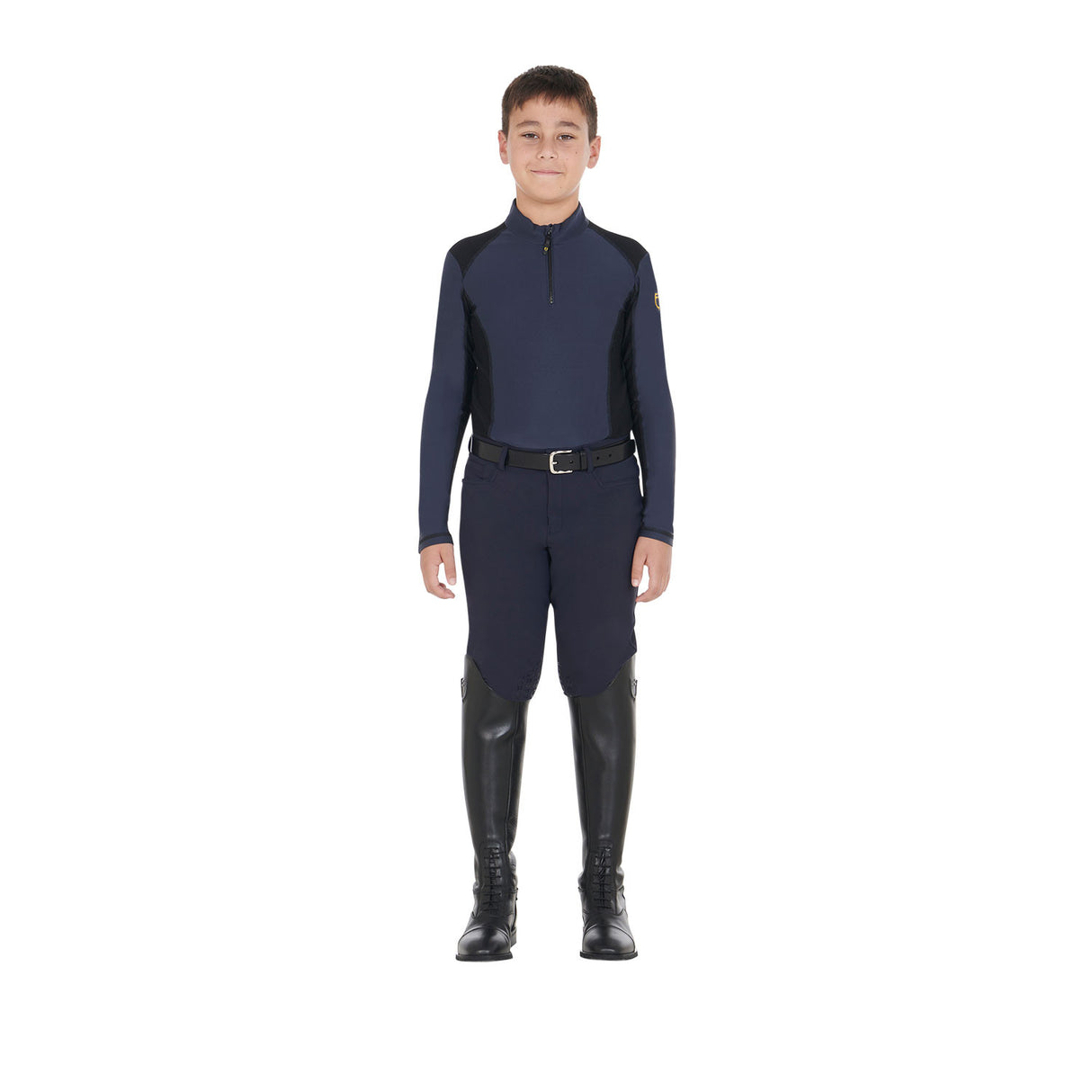 Boys' training base layer in technical fabric