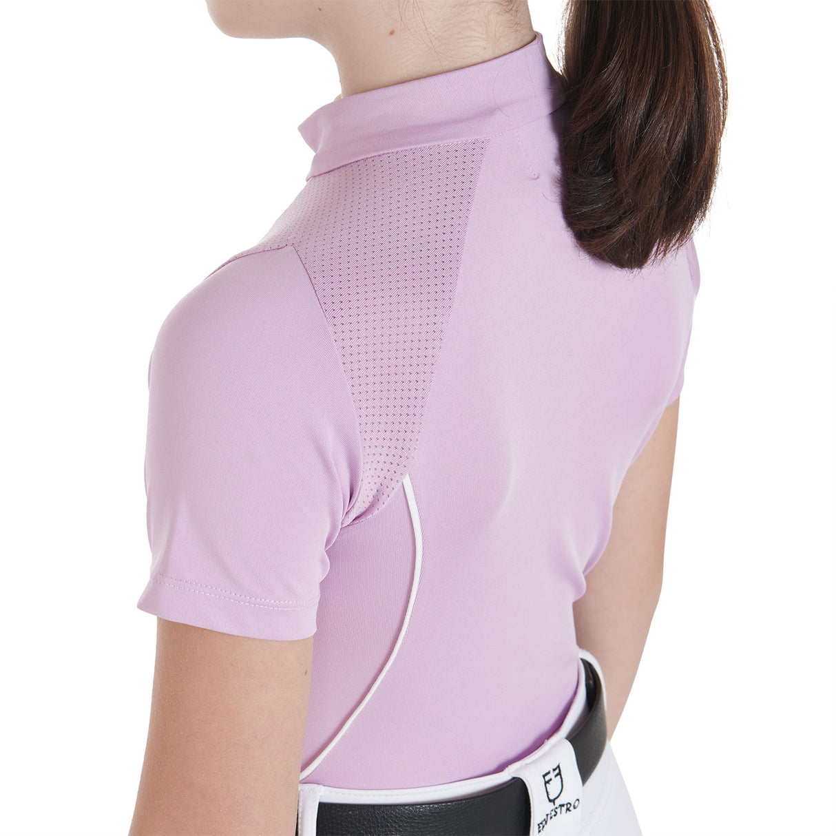 Equestro Kids' Slim Fit Training Polo Shirt High Performance