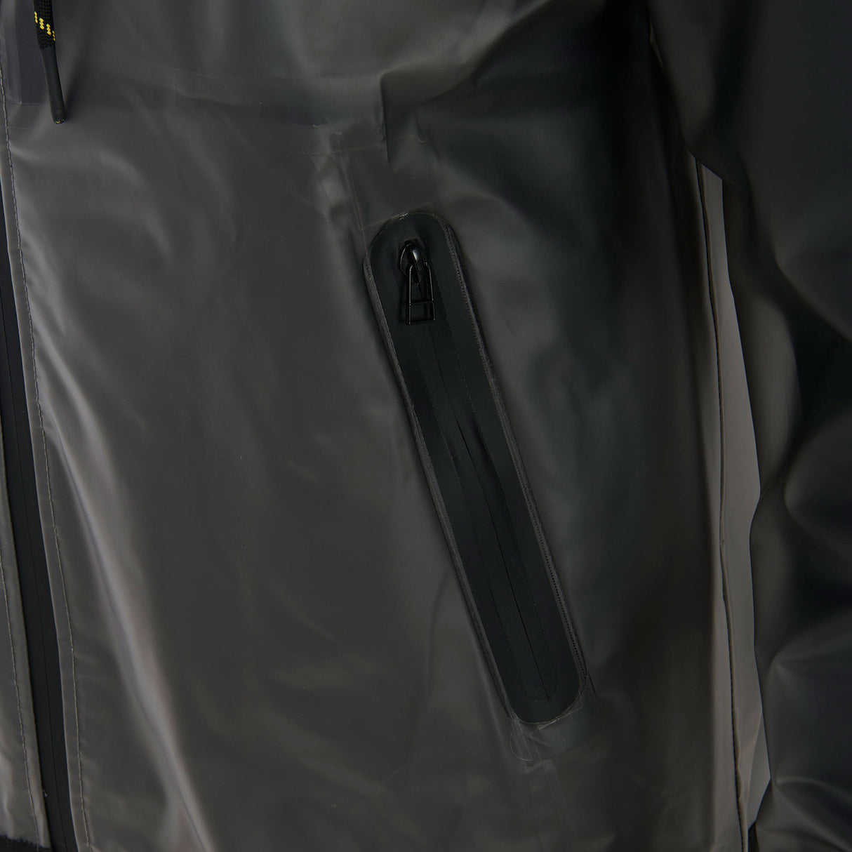 Equestro Men's Transparent Technical Raincoat #colour_grey