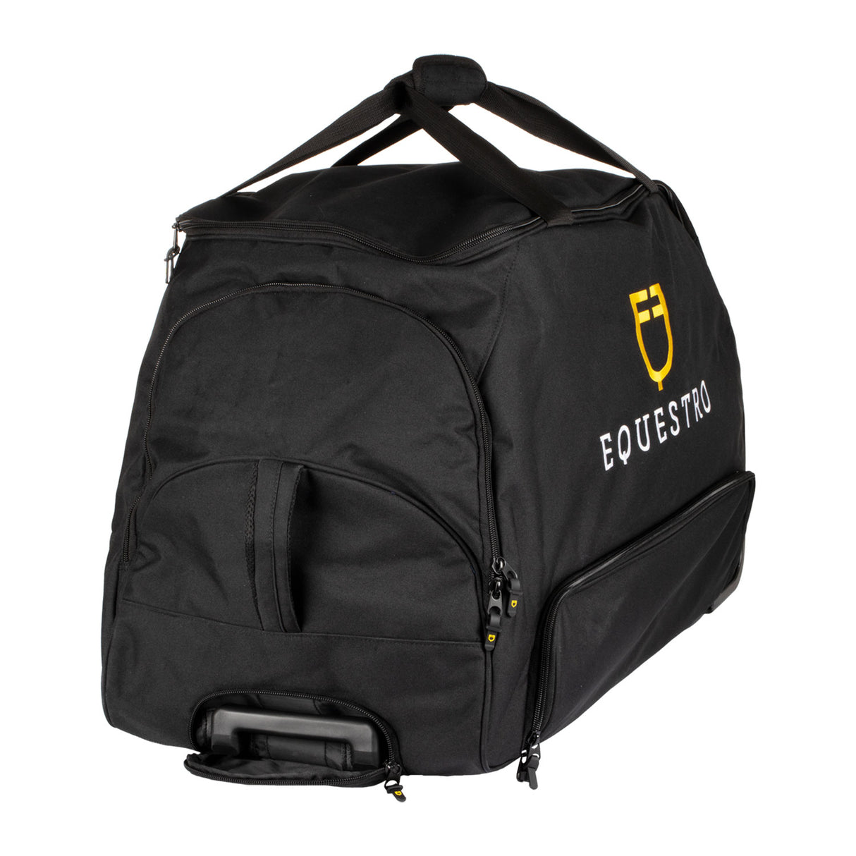 Equestro Trolley Bag Embroidered Logo #colour_black