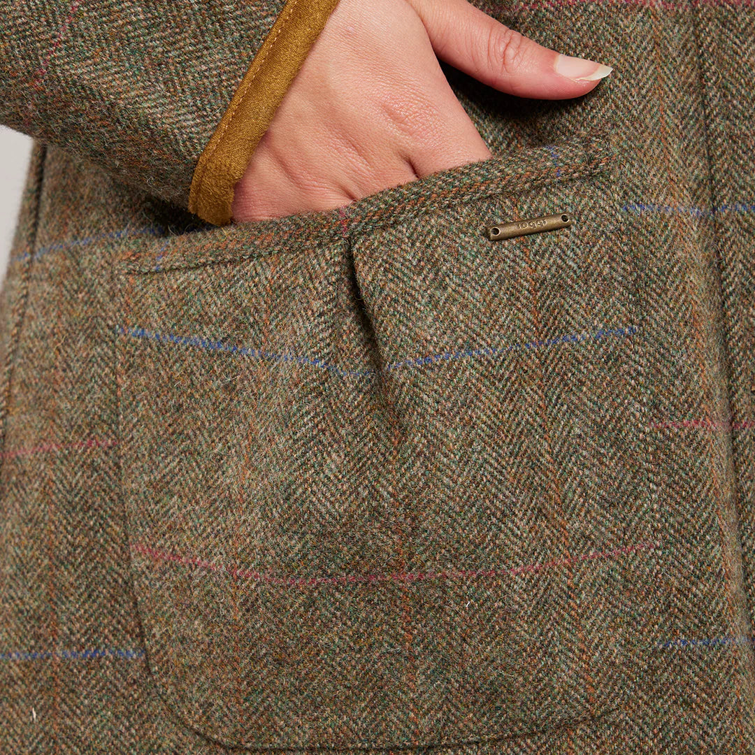 Toggi Ladies Elgin Waterproof Tweed Coat #colour_glenfinnan-tweed