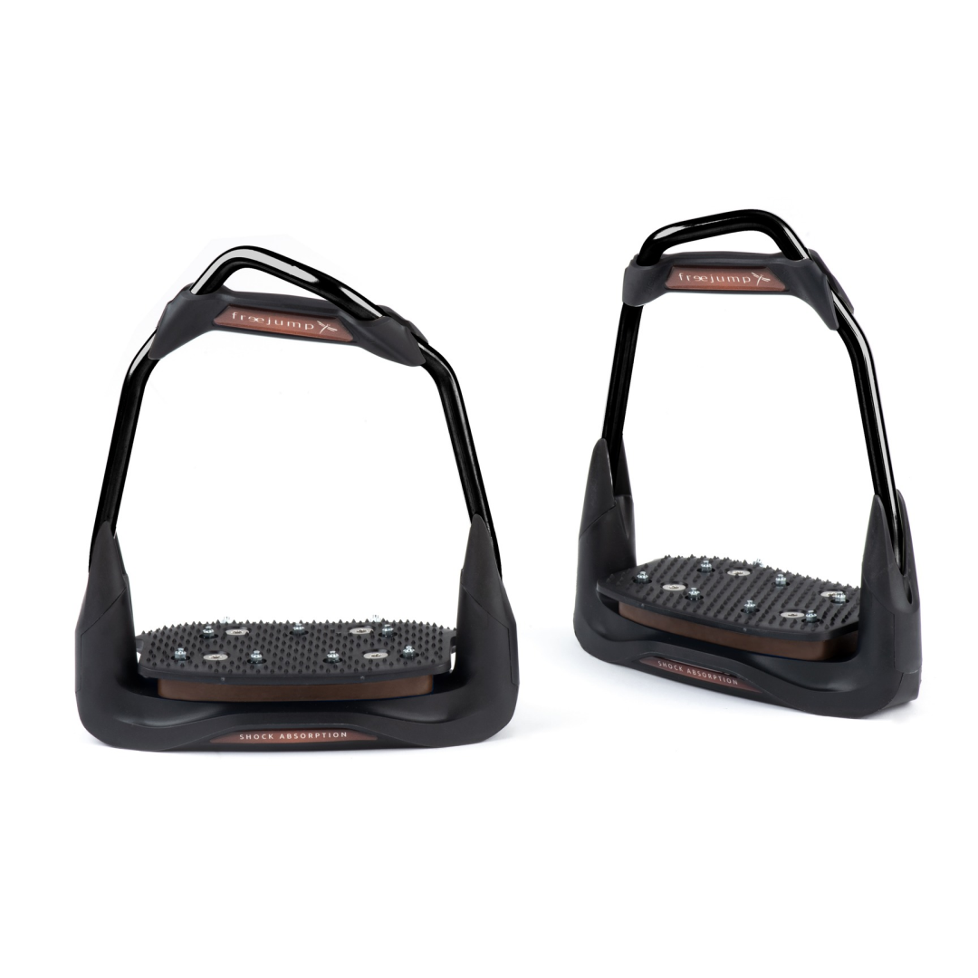 Freejump AirS Full Black 10-30 Stirrups #colour_black-choco