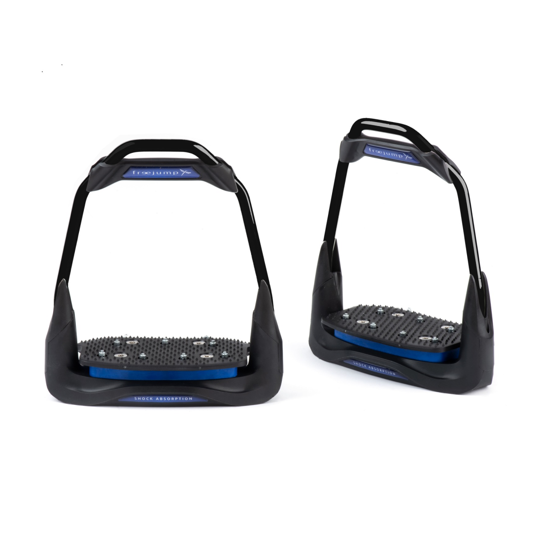 Freejump AirS Full Black 10-0 Stirrups #colour_black-navy