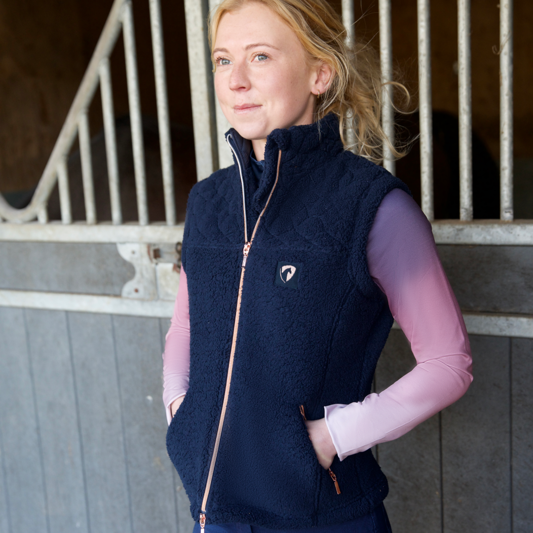Hy Equestrian Elevate Teddy Fleece Gilet