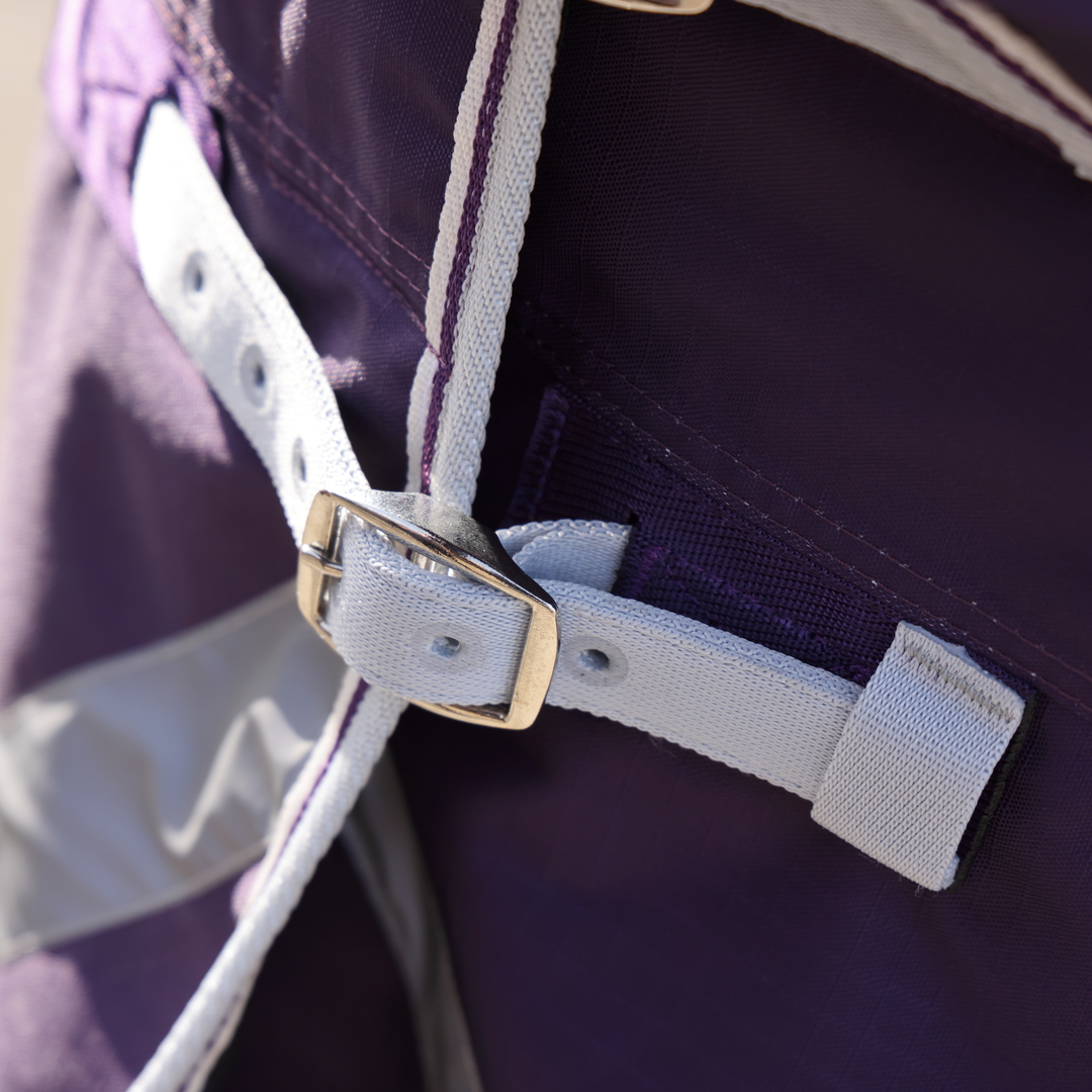 Shires Highlander Original 100g Combo Turnout Rug #colour_plum