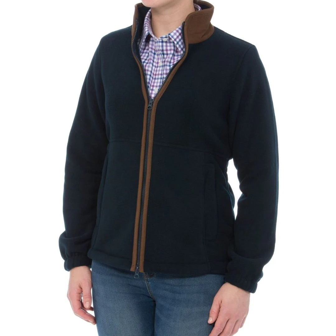 Alan Paine Aylsham Ladies Fleece Jacket #colour_dark-navy