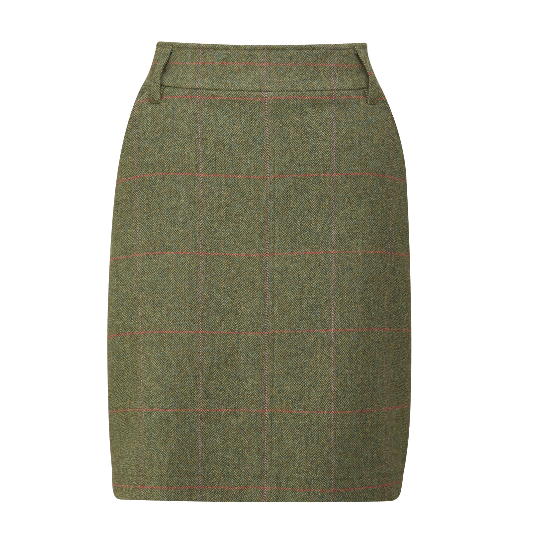 Alan Paine Combrook Ladies Skirt #colour_heath