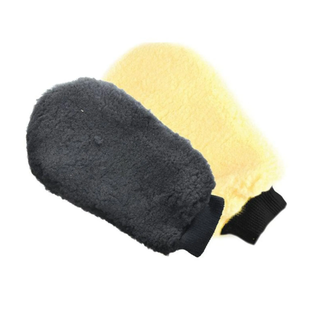Smart Grooming Fleece Grooming Mitt #colour_black