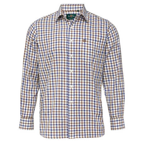 Alan Paine Ilkley Men's Shirt #colour_brown-check