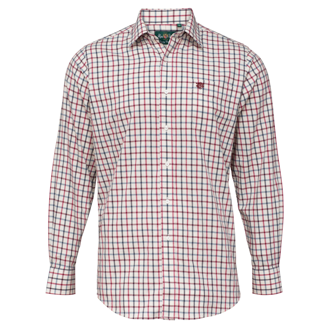 Alan Paine Ilkley Men's Shirt #colour_red-check