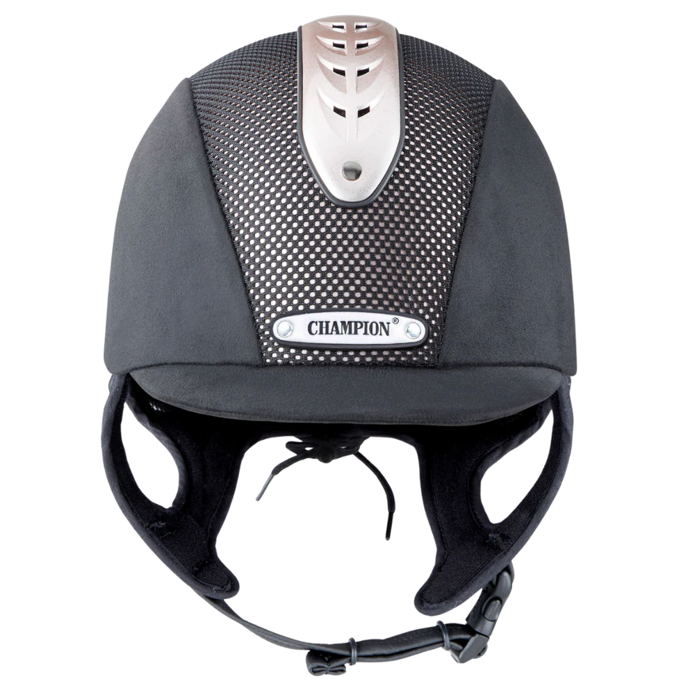 Champion Revolve X-Air Nova Peaked Helmet #colour_black-rose-gold