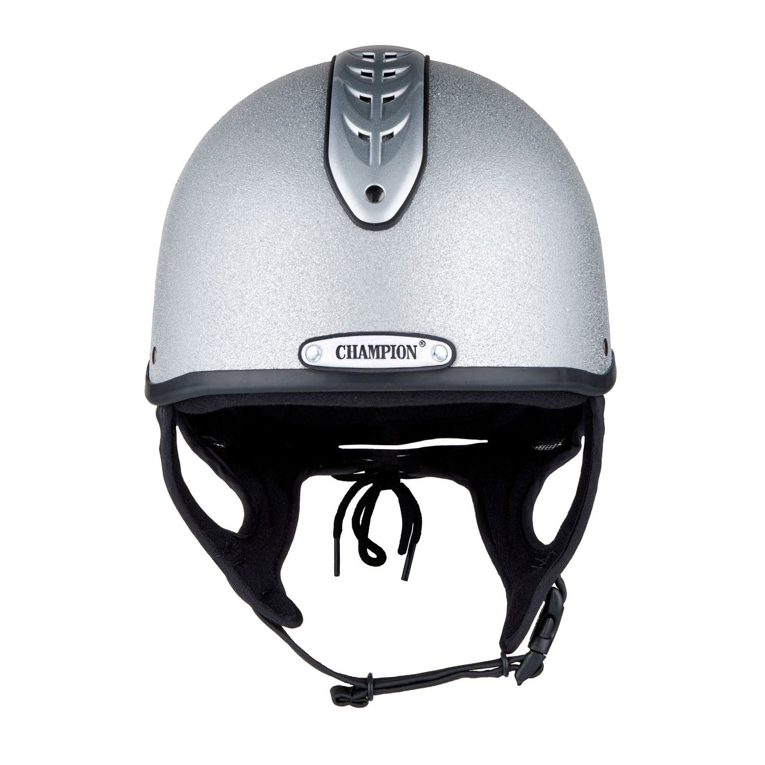 Champion Revolve Junior X-Air Nova Jockey Helmet #colour_silver