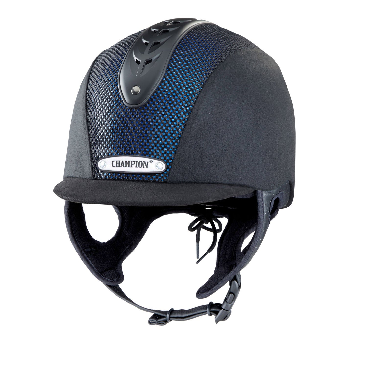Champion Revolve MIPS Junior X-Air Nova Peaked Helmet #colour_black-blue