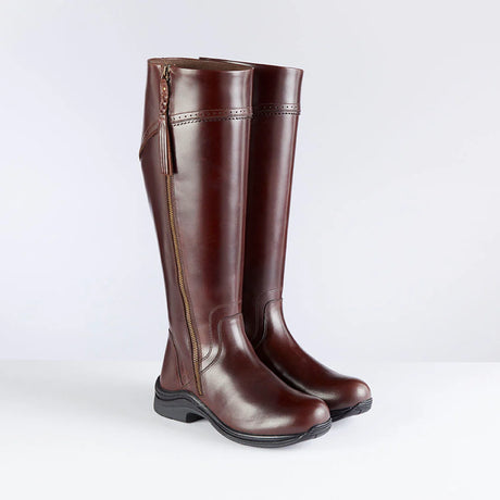 Toggi Rutland WIde Leg Country Boots #colour_mahogany