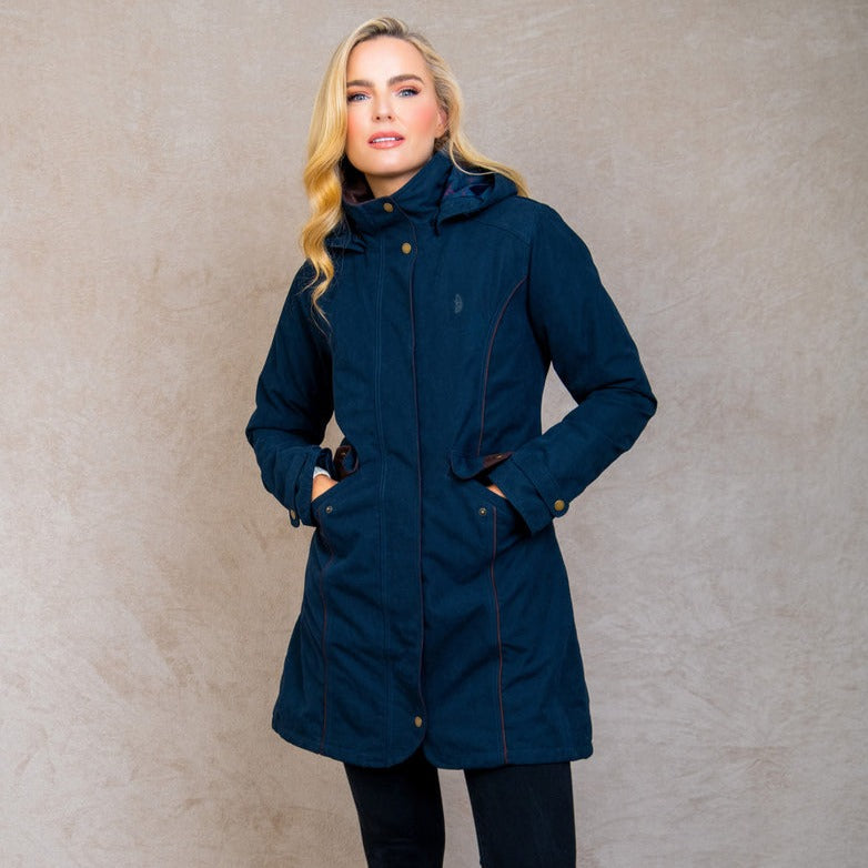 Jack Murphy Una Waterproof Jacket #colour_navy