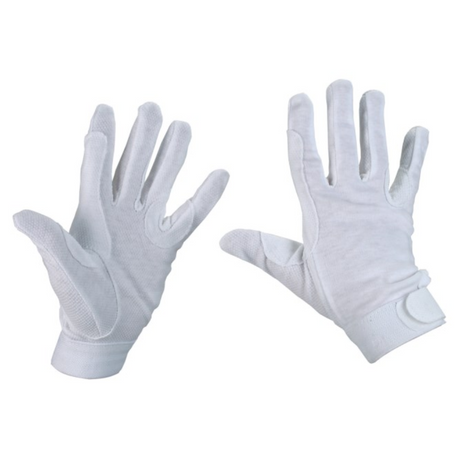 Equisential Cotton Riding Glove #colour_white