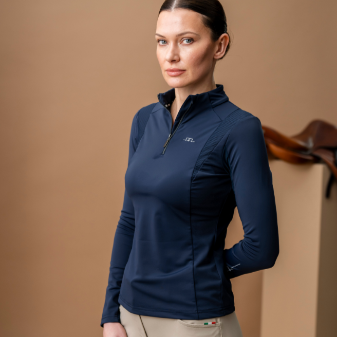 Alessandro Albanese Sofia Sunshirt #colour_core-navy