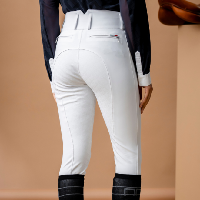 Alessandro Albanese Allora Full Seat High Rise Breech #colour_core-white