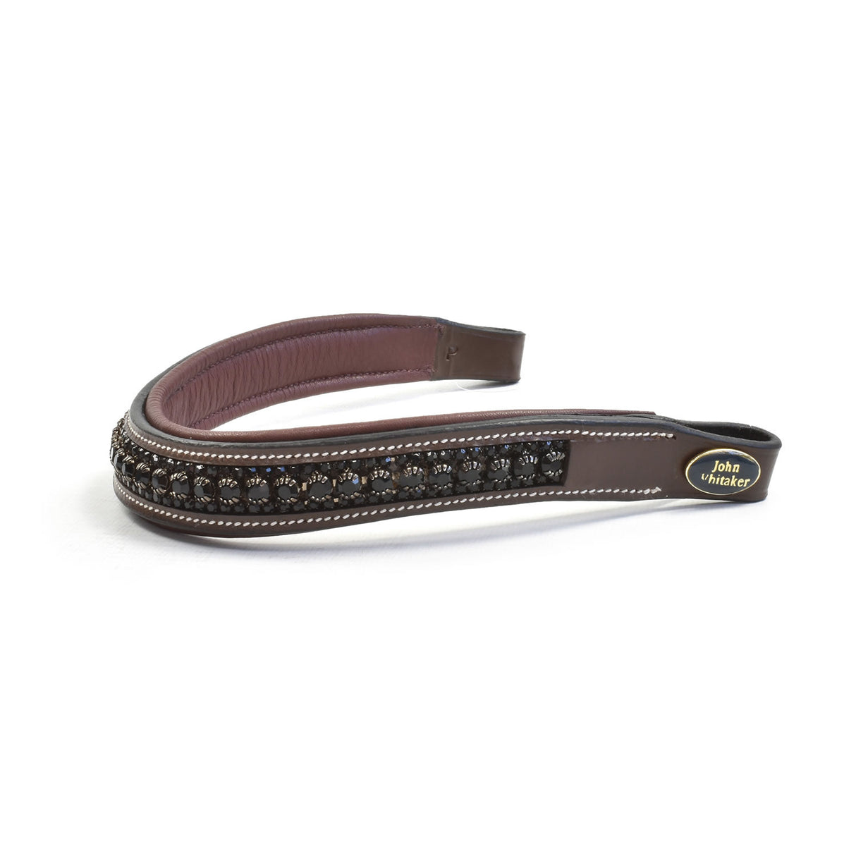 Whitaker Chunky Crystal Browband #colour_havana-black