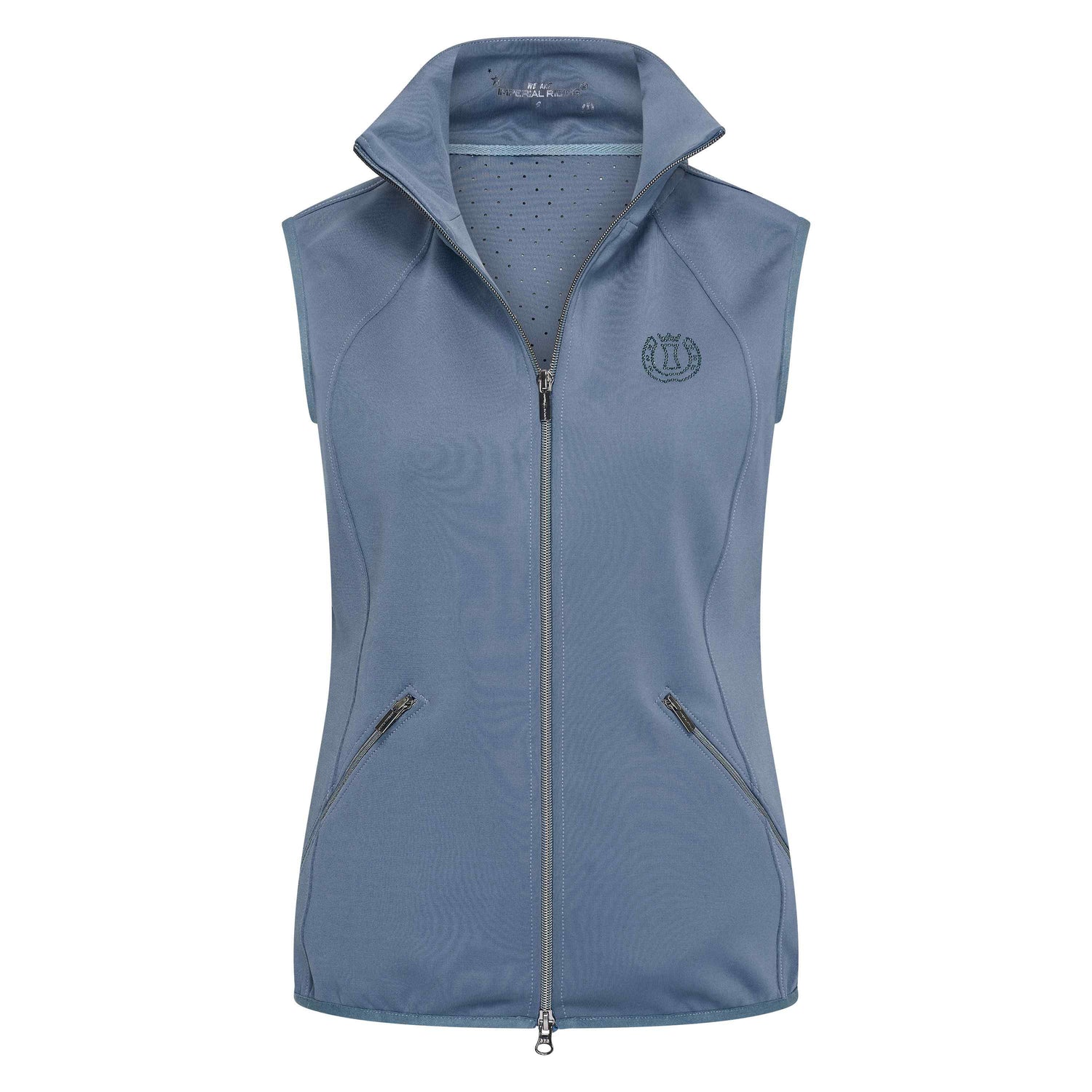 Imperial Riding Children's Sporty Air Tech Body Warmer #Colour_moonstone