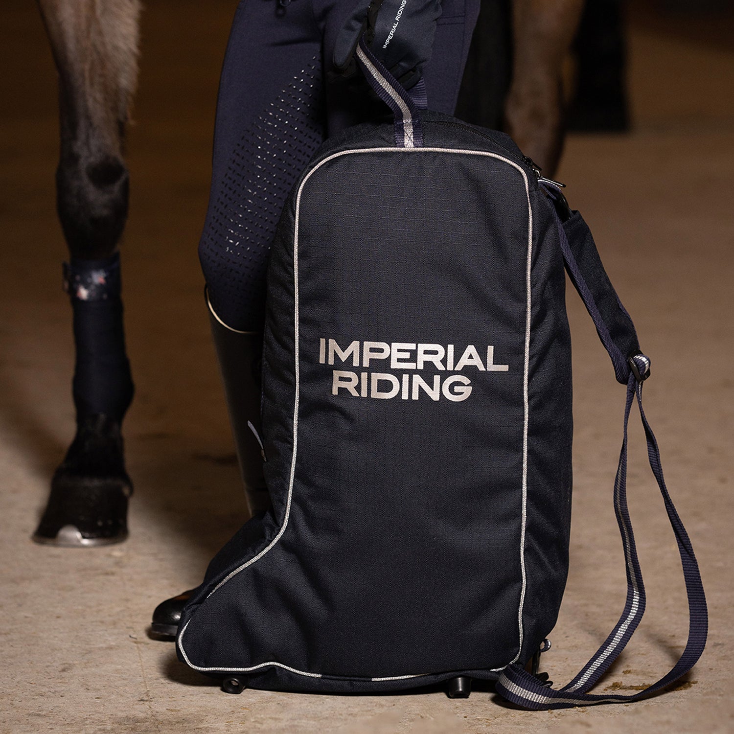 Imperial Riding Classic Children's Boots Bag #Colour_navy