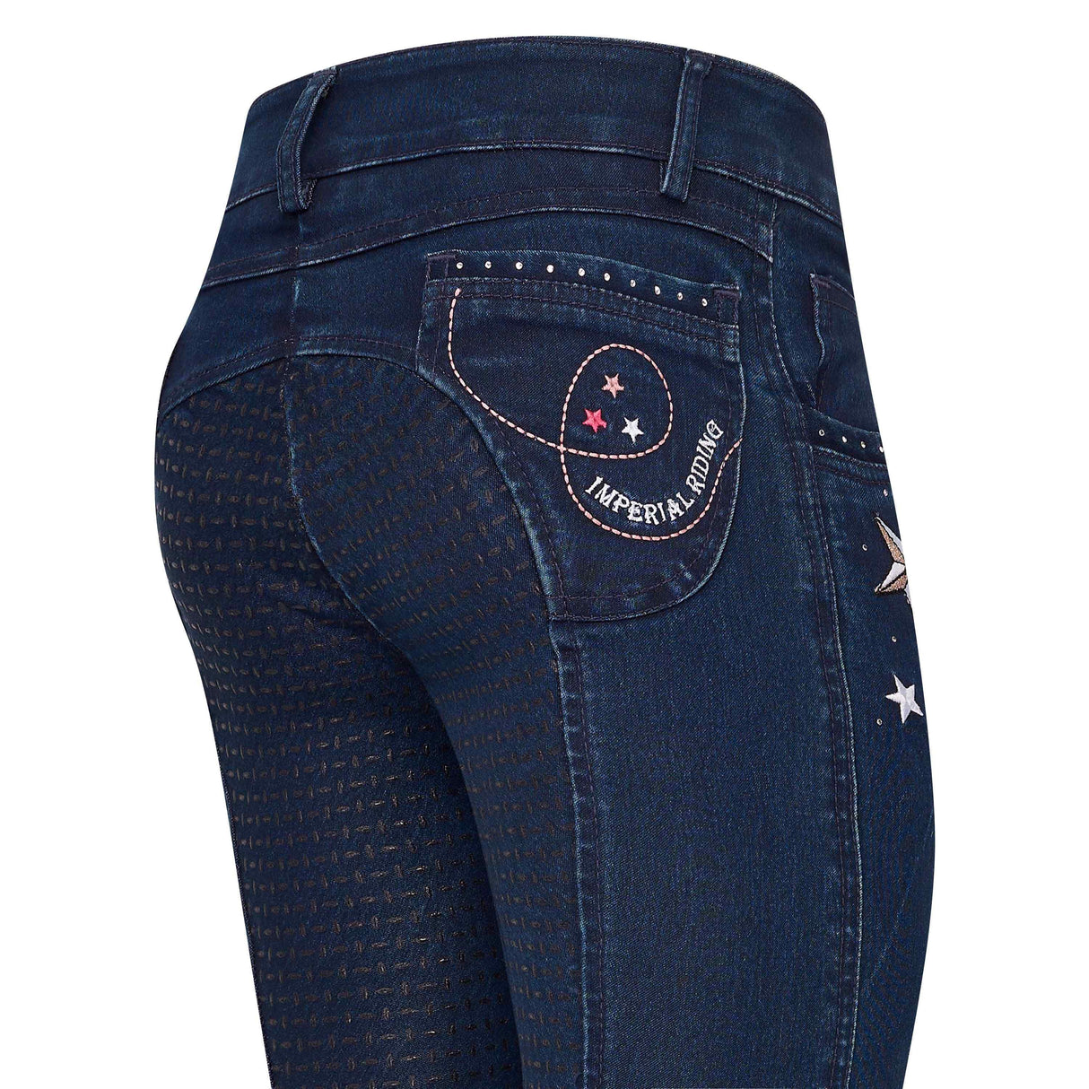 Imperial Riding Demi Children's Riding Breeches #Colour_dark-denim