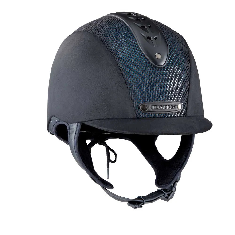 Champion X-Air Nova Peaked Helmet #colour_black-teal