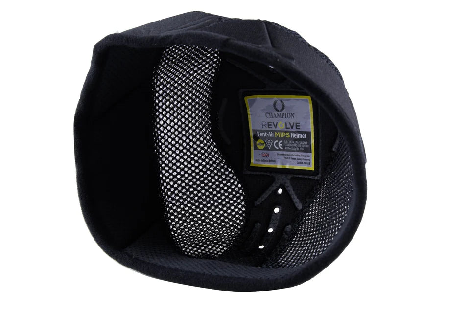 Champion Revolve Ventair MIPS Jockey Helmet Liner #colour_black