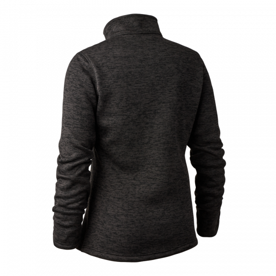 Deerhunter Sarek Ladies Knitted Jacket #colour_dark-grey-melange