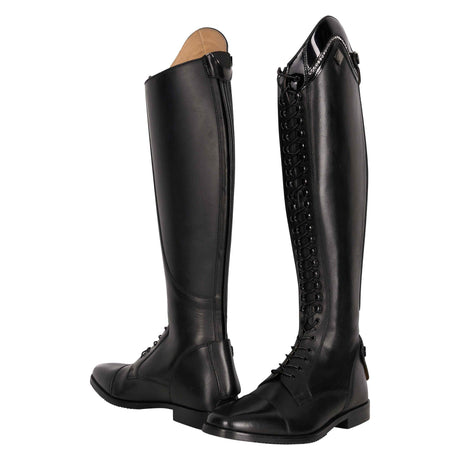 Imperial Riding Olania Short Dressage Riding Boots #colour_black-lack-chrystal