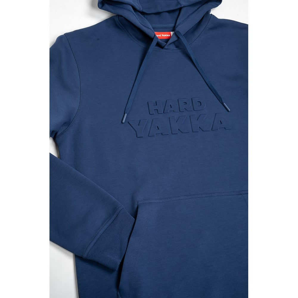 Hard Yakka Embossed Pullover Hoodie #colour_indigo-blue