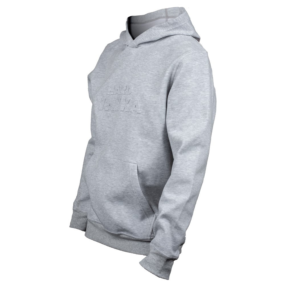 Hard Yakka Embossed Pullover Hoodie #colour_light-grey-marle