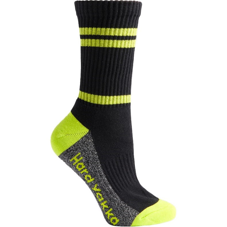 Hard Yakka Women Crew 3 Pack Work Sock