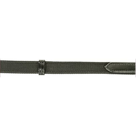 HKM Reins Interwoven with Rubber